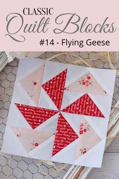 Classic Quilt Blocks, Threadbare Creations, Recipes Tutorials, Quilting Tutorial, Mini Quilt Patterns, Flying Geese Quilt, Quilting Blocks, Quilt Block Patterns Free, Quilt Square Patterns