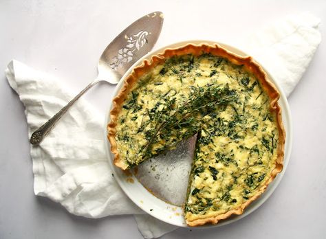 salted sugared spiced™: Spinach and Boursin Cheese Quiche Quiche With Boursin Cheese, Creamed Spinach With Boursin Cheese, Boursin Quiche, Boursin Spinach, Boursin Pasta, Veggie Meal, Quiche Dish, Spinach Quiche, Boursin Cheese