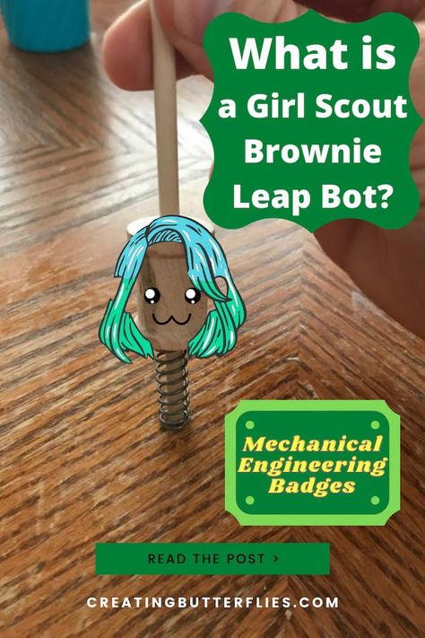 Brownie Robotics Badge Ideas, Leap Bot Brownie Badge, Girl Scout Way Badge Ideas Brownies, Brownie Girl Scouts Badges, Brownie Girl Scouts Activities, Girlscout Brownies, Brownie Badge Ideas, Brownie Design, Brownie Sash