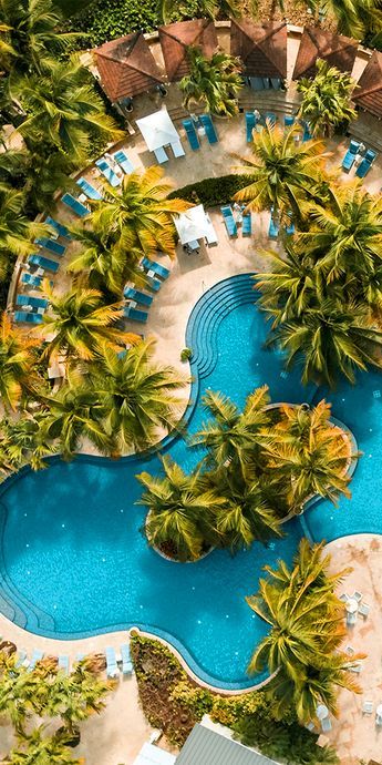 Aerial views that put you into vacation mood at St. Regis Bahia Beach Resort. 🌤️🌴💦 --------------- #puertorico #vacation #travel #hotel #resort #getaway #luxury #tropics #tropical Bahama Resort, Bloxburg Resort, Tropical Resort Design, Hawaii Pool, Tropical Island Resort, Resort Hotel Design, Beach Resort Design, Tropical Hotel, Puerto Vallarta Resorts