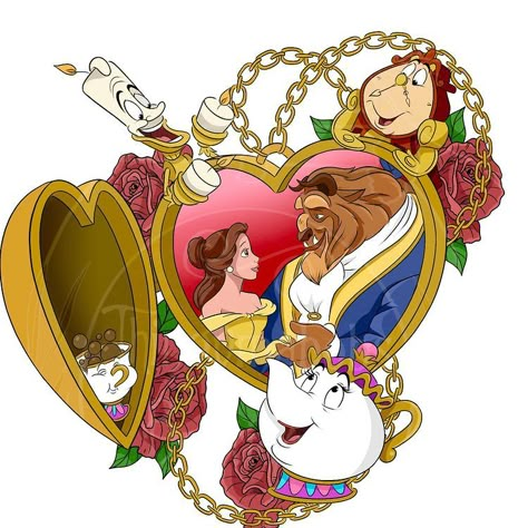 Beauty And The Beast Castle, Bueaty And The Beast, Beast's Castle, Timeless Tattoo, Belle And Beast, Cool Tattoo Drawings, All Disney Princesses, Disney Valentines, Disney Princess Images