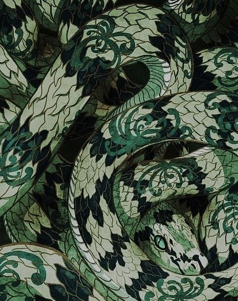 Deuce Gorgon, The Snake, Snakes, Monster High, Skin, Green, Pattern, Black