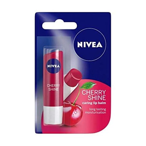 Nivea Lip Balm, Cherry Lip Balm, Best Lip Balm, Tinted Lip Balm, Makeup Items, Birthday Wishlist, Just Girl Things, Lip Tint, Makeup Skin Care