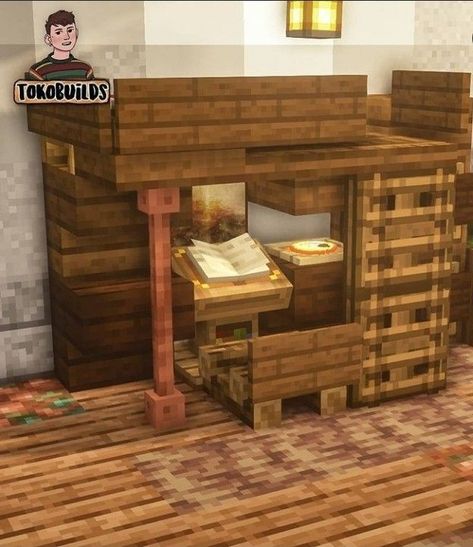 Minecraft Pirate Ship Interior, Minecraft Medieval Interior Ideas, Minecraft Medieval Furniture, Minecraft Furnace Room Ideas, Minecraft Sofa Design, Minecraft Dinning Room Design, Minecraft Cozy Bedroom, Minecraft Farmhouse Interior, Minecraft Jukebox Design