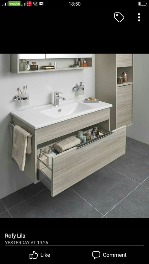 Top Bathroom Design, Bathroom Storage Ideas, Bathroom Cabinets Designs, Bilik Air, Farmhouse Laundry Room, Washroom Design, Bad Inspiration, Gorgeous Bathroom, Bathroom Design Decor