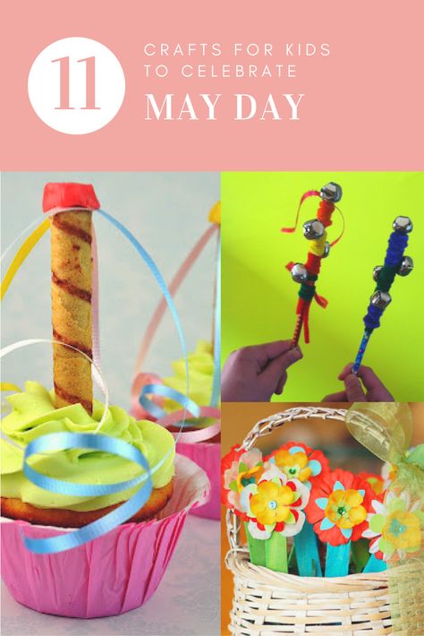 crafts for kids to celebrate May Day May Day Crafts, May Day Party, Mothers Day Luncheon, May Day Ideas, Egg Carton Flowers, Spring Flower Crafts, Sight Word Readers, Walpurgis Night, Spring Activities For Kids