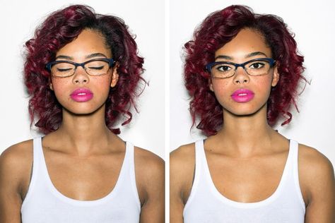 Glasses And Makeup, Afro Ideas, Eye Makeup For Glasses, Makeup Rules, Makeup For Glasses, Makeup Ideas For Brown Eyes, How To Wear Makeup, Monolid Eyes, Eyes Glasses