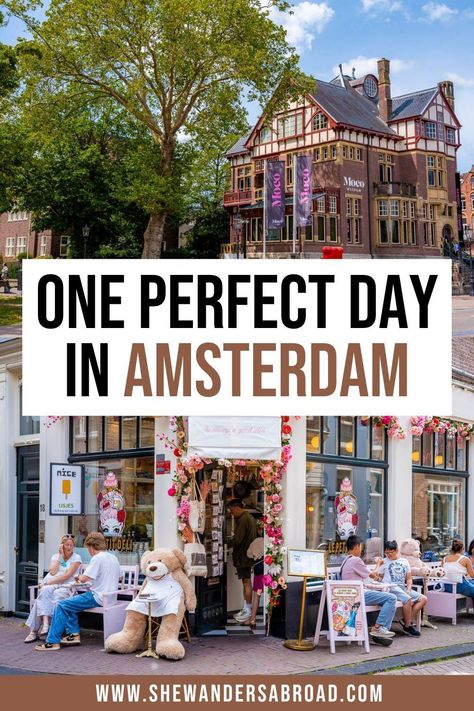 Seeing the best of Amsterdam in a day? Yes, it can be done! Follow this one day in Amsterdam itinerary to find out exactly how to spend 24 hours in Amsterdam! | Amsterdam travel tips | Amsterdam travel guide | Amsterdam aesthetic | Things to do in Amsterdam photography | Amsterdam in one day | Amsterdam one day itinerary | What to do in Amsterdam photography tips | Best places to visit in Amsterdam | Where to stay in Amsterdam | Top attractions in Amsterdam Netherlands What To See In Amsterdam, Amsterdam In A Day, Amsterdam What To Do, Amsterdam Travel Tips, 2 Days In Amsterdam, What To Do In Amsterdam, 3 Days In Amsterdam, Amsterdam Weekend, Day In Amsterdam