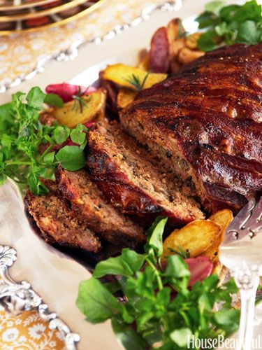 Billionaire's Meatloaf - Alex Hitz Recipe Christmas Meatloaf Holidays, Fancy Meatloaf, Meatloaf Glaze, Good Meatloaf Recipe, Best Meatloaf, Meatloaf Recipe, Minced Meat, Bill Blass, Meatloaf Recipes