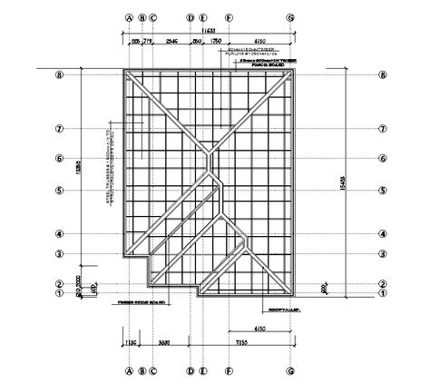 Hip Roof Design, School Floor Plan, Brick House Plans, Single Story House, Architecture Symbols, School Floor, Roof Work, Detail Drawing, Structural Drawing