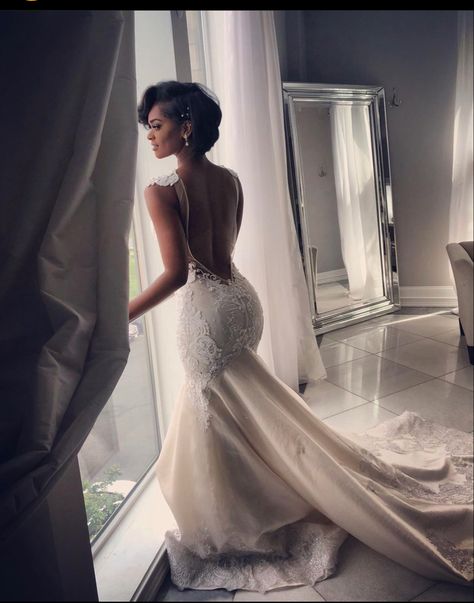 Wedding Dresses On Black Women Brides, Backless Wedding Dress Black Women, Wedding Dresses Simple Black Woman, Wedding Dress Mermaid Black Woman, Destination Wedding Dress Black Women, Unique Wedding Dresses Black Women, Wedding Dresses Ideas Black Women, Boho Wedding Dress Black Woman, Beach Wedding Dress Black Women