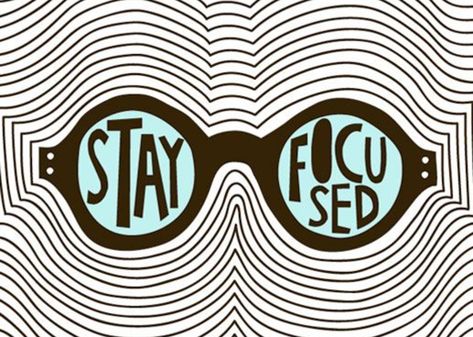 15 Tools That Will Help You Stay Focused – Product Hunt Focus Inspiration, Focus Illustration, Focus Word, Second Guessing, Gfx Design, Staying Focused, Tunnel Vision, Quote Poster, Shine On