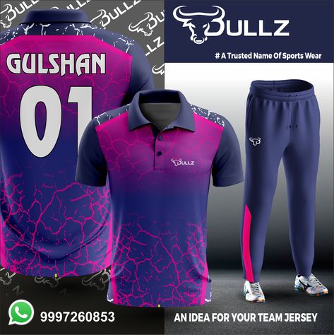 Custom Cricket Dress , available in new designs and in best fabric which is suitable for summer. For your queries plz contact us on what’s app and calling no. +91-9997260853 Jersey Design Cricket, Cricket Uniform, Cricket Dress, Cricket T Shirt Design, Cricket Kit, Cricket Jersey, Cricket T Shirt, Best Jersey, Sport Shirt Design