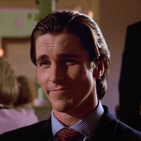 american psycho patrick bateman aesthetic icons Patrick Bateman Smile, Patrick Bateman Coquette, Patrick Bateman Aesthetic, Patrick Bateman Icon, American Pshyco, Professor Sprout, Male Manipulator, Chris Bale, Patrick Bateman