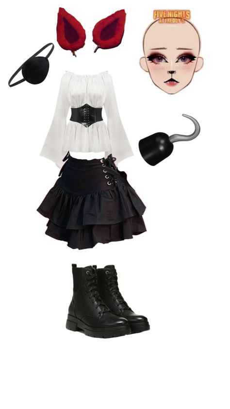 Yarrr Foxy Fnaf Costume, Fnaf Foxy Cosplay, Foxy Fnaf, Fnaf Costume, Fnaf Foxy, Fnaf Cosplay, Cosplay Outfits, Clothing Ideas, Halloween Outfits