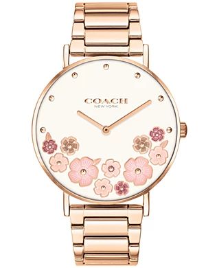 Women's Watches - Macy's Rose Watch, Floral Watches, Coach Watch, Pink Watch, Rose Gold Case, Tea Rose, Free Bracelet, Rose Gold Bracelet, Tea Roses