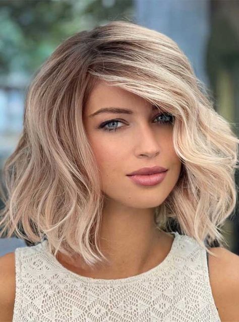 lob blonde hair color, winter hair colors, winter hair trends 2021, platinum blonde hair color, winter hair colors for brunettes, dark winter hair colors, brown hair with highlights Winter 2023 Hair Styles, Shoulder Length Winter Hair Color, Blonde Hair Color Ideas For Fall Winter 2023, Winter 2023 Blonde Hair Trends, Hair Color Winter 2022 2023, Hair Trends Winter 2023, Winter Hair Color For Blondes Blue Eyes, 2023 Blonde Hair Trends For Women, 2023 Hair Color Trends For Women Blonde