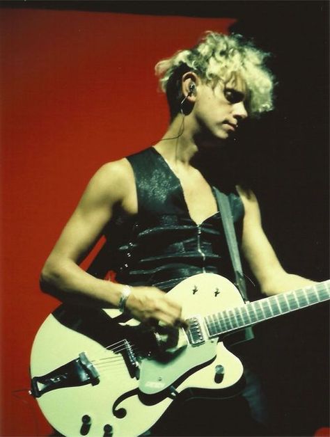 Martin Gore Angel Martin, White Falcon, Alan Wilder, Vinyl Aesthetic, Martin Gore, Dave Gahan, Band Pictures, I Have A Crush, Pop Rock