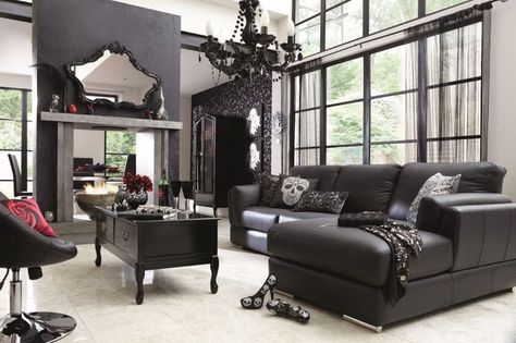 Goth Living Room Ideas, Modern Gothic Interior, Gothic Living Room Ideas, Gothic Living Rooms, Goth Living Room, Gothic Interior Design, Gothic Living Room, Gothic Interior, Gothic Furniture