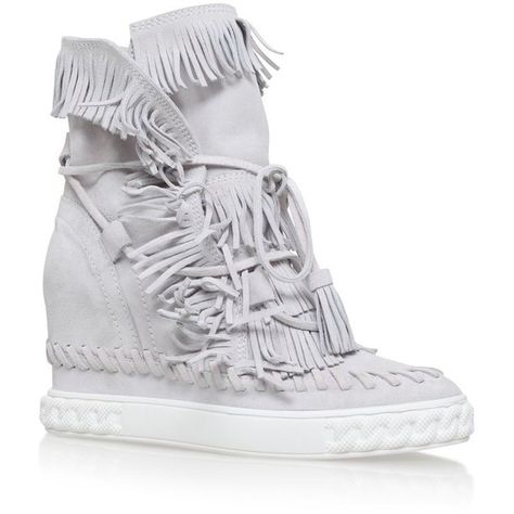 Casadei Chaucer Fringe Wedge Sneaker ($885) ❤ liked on Polyvore featuring shoes, sneakers, hidden wedge sneakers, fringe suede moccasin, suede sneakers, wedge trainers and suede wedge sneakers Fringe Moccasins, Heel Sneakers, Hidden Wedge Sneakers, Wedge Trainers, Wedge Heel Sneakers, Suede Moccasins, Shoe Inspo, Colour Light, Suede Wedges