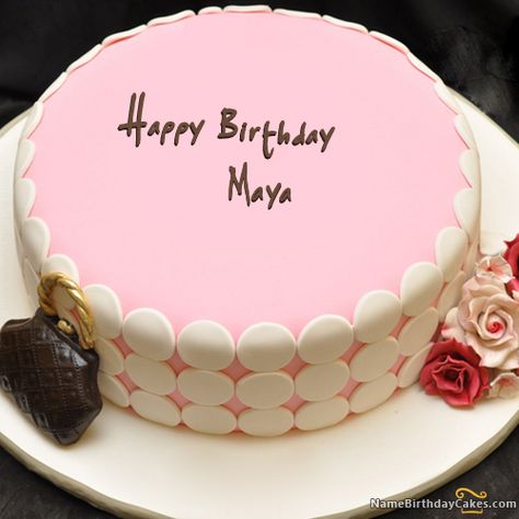 Happy Birthday Kay, Happy Birthday Cake Hd, Happy Birthday Elizabeth, Cake Pic, Pink Birthday Cake, 58th Birthday, Happy Birthday Cake Pictures, Birthday Cake Pictures, Name Cake