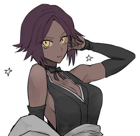 Yoruichi hot Bleach Stickers, Yoruichi Shihouin, An Anime, Purple Hair, Anime Character, Bleach, Purple, Hair, Anime