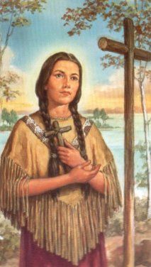 St. Kateri Tekakwitha ... Patron saint of American Indians and people in exile. Saint Kateri Tekakwitha, St Kateri, Kateri Tekakwitha, Catholic Pictures, Mohawks, Catholic Saint, All Saints Day, Catholic Art, Patron Saints