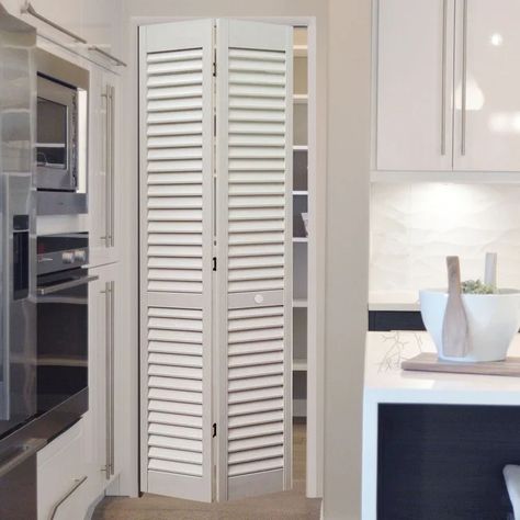 BIFOLD LOUVER DOOR 36" X 82" Louvered Bifold Doors, Louver Door, Louvre Doors, Folding Doors, Room Doors, Bifold Doors, Interior Doors, Menu Furniture, New Generation