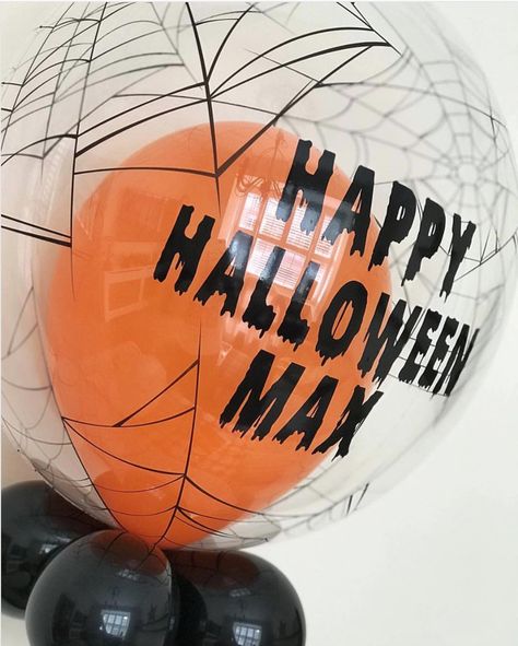 Halloween Themed Party, Halloween Balloons, Halloween Men, Bubble Balloons, Halloween Party Themes, Spider Web, Themed Party, Halloween Themes, Party Themes