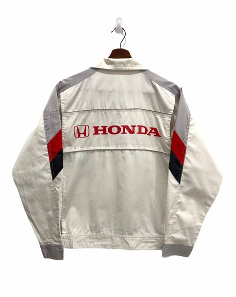 Honda Racing Jacket, Race Car Jackets, Swaggy Fits, Plus Size Y2k, Club Jacket, Honda Racing, Races Fashion, Nice Clothes, Racing Jacket