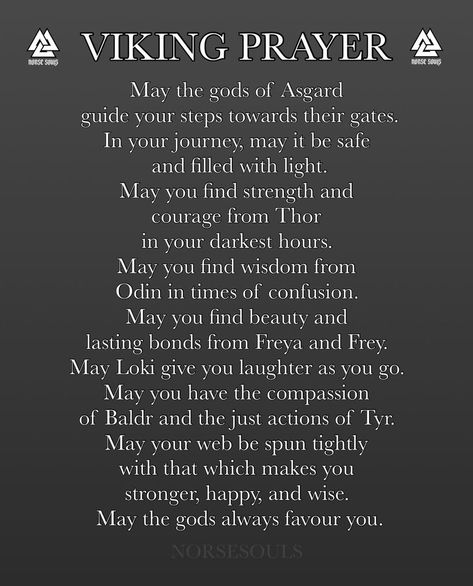 Viking Prayer, Gods Of Asgard, Viking Facts, Viking Tattoo Symbol, Pagan Spirituality, Viking Quotes, Sign Language Words, Norse Goddess, Norse Myth