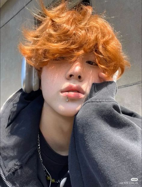 Boy Face Claim, Ginger Asian, Ginger Hair Men, Red Hair Boy, Cheveux Oranges, Ginger Boy, Ginger Men, Aesthetic People, Yellow Hair