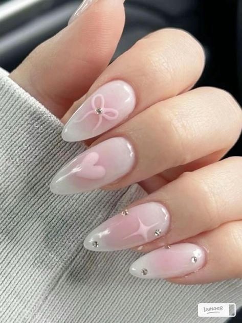 Pink White Nails, Pink Nail Art Designs, Simple Spring Nails, Girly Acrylic Nails, Pink Nail Art, Spring Nail Art, Nagel Inspo, Nail Designs Spring, Minimalist Nails