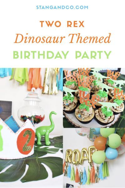 Dinosaur Birthday Party Two Year Old, Dinosaur 2nd Birthday Party Boys, Two Rex Birthday Party Boy, Dinosaur 2nd Birthday Party, Three Birthday, Bday Themes, Mickey Mouse Invitation, Party Dinosaur, Orange Birthday