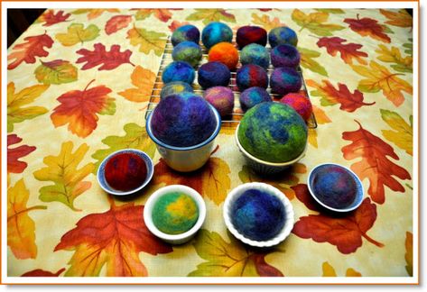 Felted Pincushions….Part 1 and Part 2 – Felting Quick Gifts To Make, Wool Pincushions, Pincushion Tutorial, Felted Ornaments, Felt Pincushions, Crafted Gifts, Panty Hose, Needle Books, Wool Embroidery