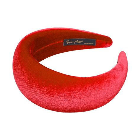 Red Headband, Paris Mode, Alice Band, Velvet Headband, Made In France, Hair Clips, Hand Made, Comfort Fit, Hair Accessories