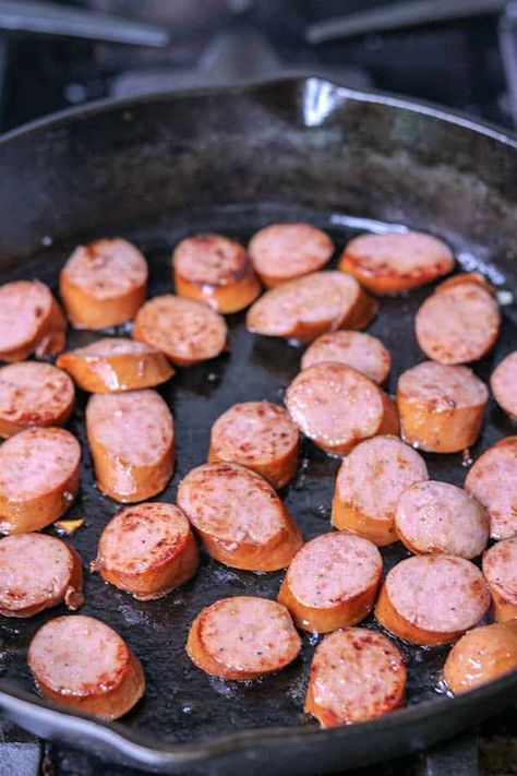 An amazing keto recipe that is super easy! Cajun sausage and peppers is a one-pan dinner that you can whip together in a hurry. Only 5 ingredients, this keto sausage recipe is a perfect weeknight dinner idea! Love a one pan meal! #peppers #cajun #keto #sausagerecipe #lowcarb #seekinggoodeats #easyrecipe #healthyrecipe #dinneridea #quickrecipe #onepanmeal Crockpot Gumbo, Cajun Recipes Easy, Keto Sausage Recipe, Sausage Shrimp, Diet Desserts Recipes, Easy Cajun, Keto Sausage, Cajun Sausage, One Pan Meal