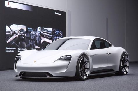 Porsche Mission E Concept, Porsche Concept, Porsche Electric, Porsche Mission E, Electric Sports Car, Electric Cargo Bike, Cars Porsche, Mission E, Porsche Taycan