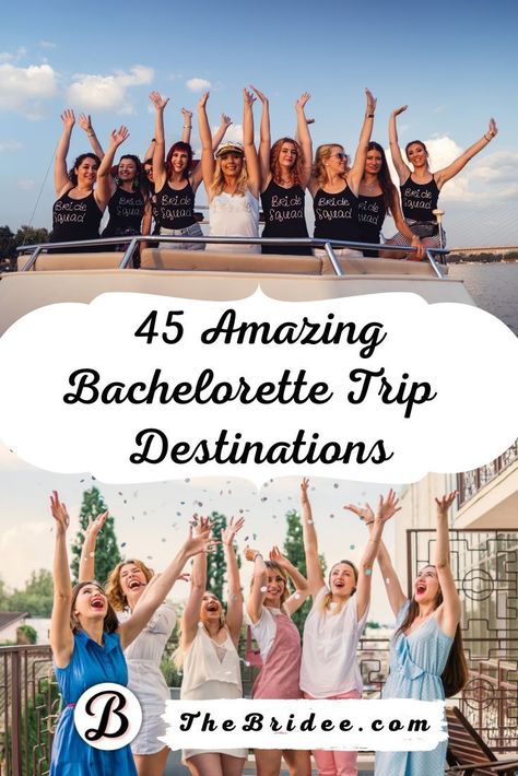 45 Amazing Bachelorette Trip Ideas and Destinations Bachelorette Destination Ideas, Bachelorette Trip Ideas, Bachelorette Party Trip Ideas, Bachelorette Party Trip, Bachelorette Destinations, Beach Destinations, Bachelorette Trip, Destin Beach, Trip Ideas