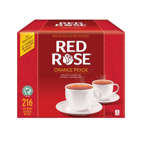 Orange Pekoe Black Tea Recipe, Orange Pekoe Tea, Tea Morning, Tetley Tea, Tea History, Red Rose Tea, Black Tea Bags, Perfect Cup Of Tea, Tea Company