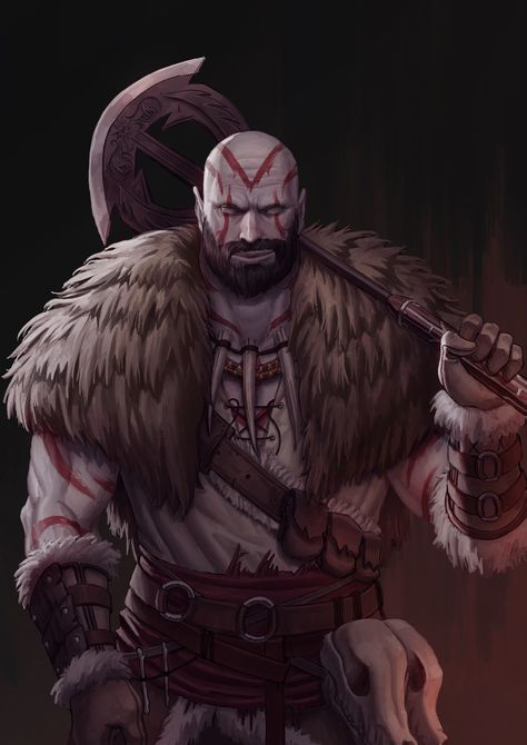 ArtStation - Goliath Barbarian Goliath 5e, Goliath Dnd, Goliath Barbarian, Barbarian Dnd, Male Design, Character Male, Character Commission, Dnd Races, Dragon Rpg