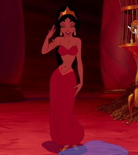 Jasmine Red Outfit, Jasmine Costume Women, Jasmine Halloween Costume, Aladdin Costume, Princess Jasmine Costume, Foto Disney, Red Princess, Disney Jasmine, 디즈니 캐릭터