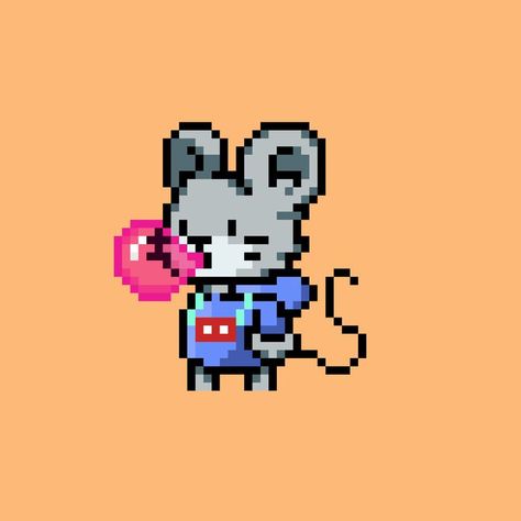 Mouse Pixel Art, Pixel Avatar, Nft Pixel Art, Voxel Art, Game 2d, Perler Beads Ideas, Interactive Media, Beads Ideas, Product Inspiration