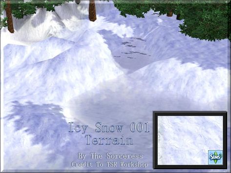 thesorceress' Icy Snow 001 Terrain The Sims Resource, Sims 4 Mods, Sims Resource, Sims 3, Sims Cc, The Sims, Sims 4, Pure Products