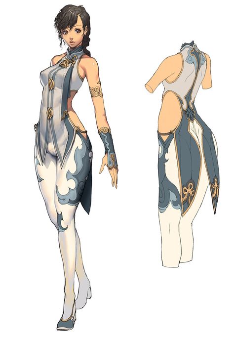 Female Design - Characters & Art - Blade & Soul Character Outfits Skimpy, Hyung Tae Kim, Robin Hoods, Character Design Cartoon, Blade And Soul, Female Design, Character Design Girl, Female Character Concept, Concept Art Character