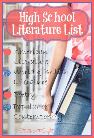 American Literature High School, High School Literature, High School Reading, Literature Poetry, High School Curriculum, Teaching Literature, British Literature, Homeschool High School, School Curriculum