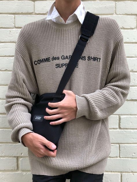 Supreme Sweater, Sweater Fits, Raf Simons, Different Styles, Men Sweater, Fashion Dresses, Clothes