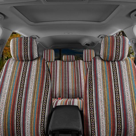 Follow us on social media floor mats seat covers car covers hub caps   FREE SHIPPING IN ALL 48 CONTIGOUS STATES   FREE RETURNS FREE 30 DAY RETURN POLICY   DAILY UPDATES WE BRING THE LATEST ITEMS   SUPPORT 24/7 Contact us via ebay Hippie Blanket Car Seat Covers Full Set for Auto Truck Van SUV Protectors DESCRIPTION Thick and highly durable saddle blanket material Complete set for front and rear bench seats Enforced sponge backing with fleece Double stitched seams for durability Fully Side Airbag Compatible Protect your car seats against dirt and daily wear These seat covers are constructed of a thick and highly durable saddle blanket material. The fabric is treated to be anti-fading and wrinkle resistant. Protect your seats from accidents, spills, mud, and dirt with a brand-new set of these Seat Covers For The Car, Van Seat Covers, Hippie Blanket, Van Decor, Car Seat Covers Full Set, Hippy Blanket, Suv Seat Covers, Hippie Car, Bench Seat Covers