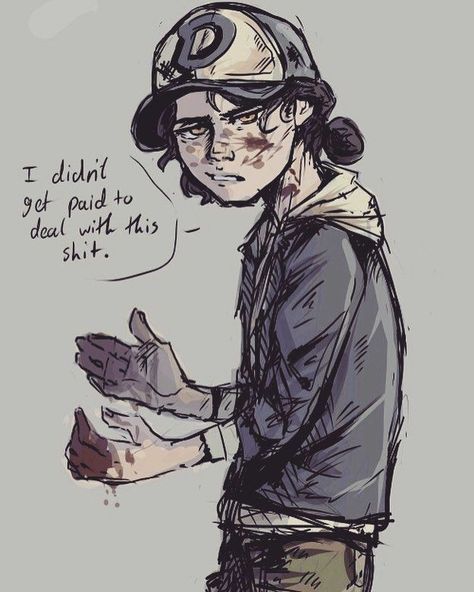 Aj Clementine, Clementine Walking Dead, Twd Telltale, Clementine Art, Walking Dead Fan Art, The Walkind Dead, Twd Game, The Walking Dead Telltale, Twd Memes