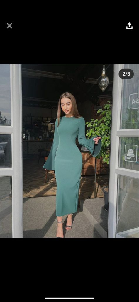 Formal Dresses Modest Classy, Full Sleeve Silk Dress, Wool Long Dress, Modest Dresses For Church Simple, Modest Glam Outfit, Graduation Dress Modest Classy, Polished Fashion Style, Modest Formal Outfits For Women, Simple Elegant Dresses Classy Chic Formal